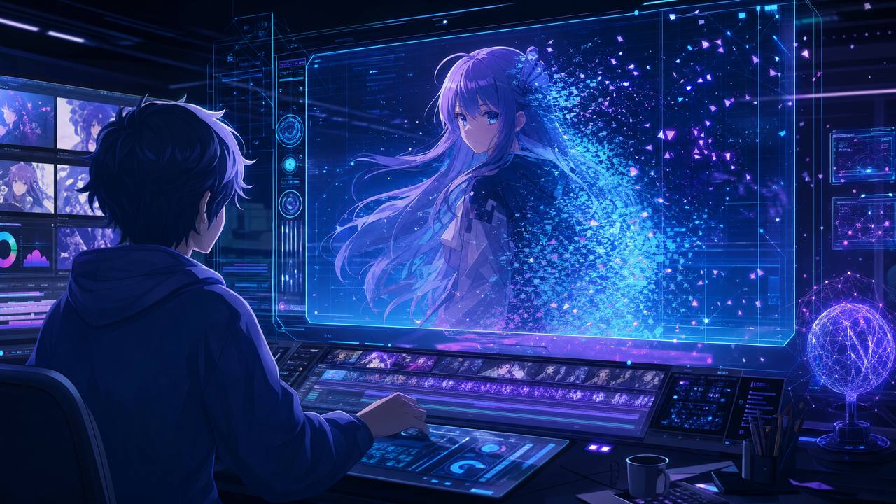 小欣奈-小欣奈·AI动漫剪辑技术直播
